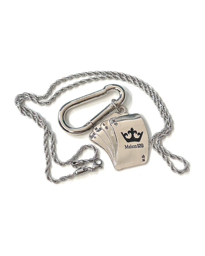 CARD CARABINER NECKLACE