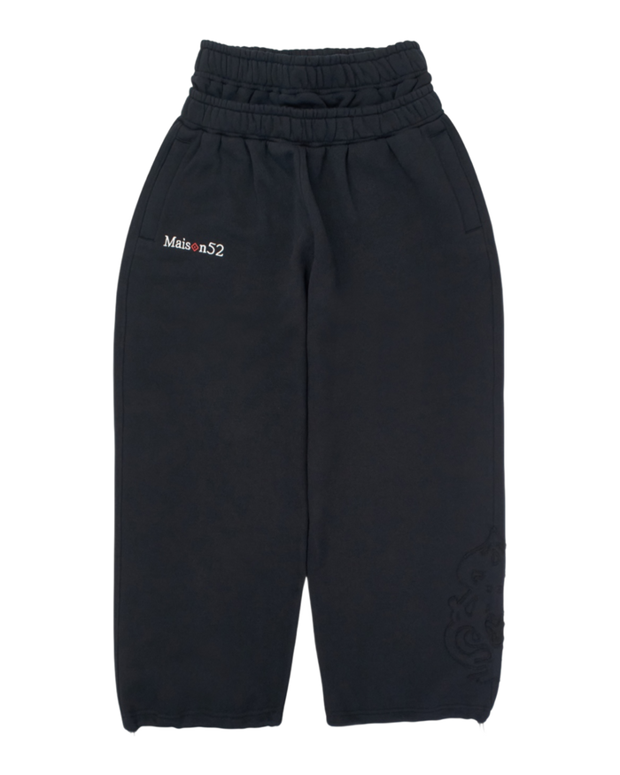 Card Sweatpant Black