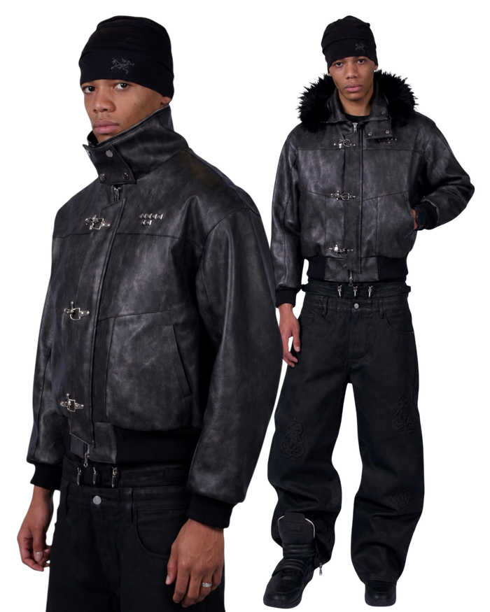 Embossed Washed Jacket