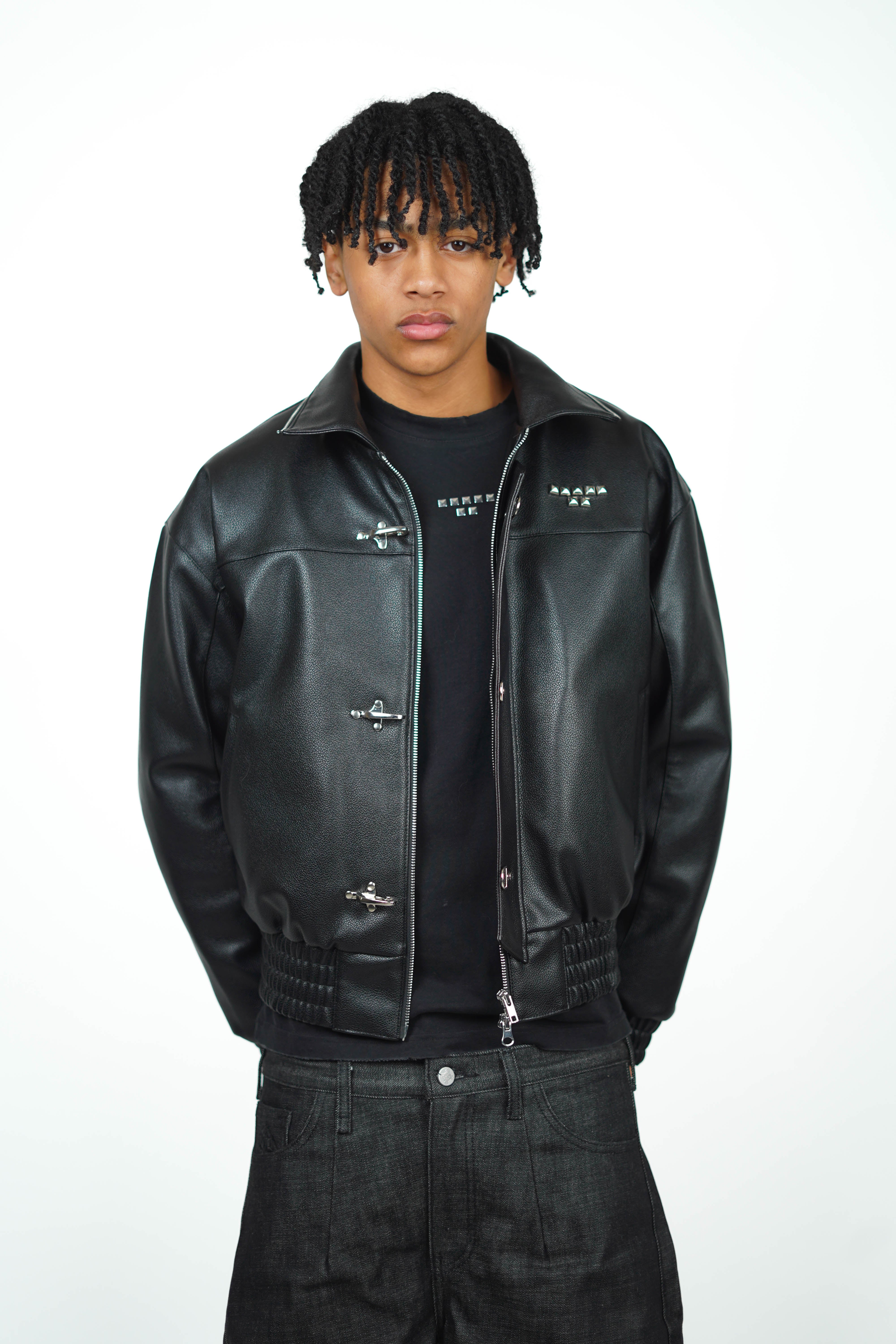BLACK ABORNED JACKET