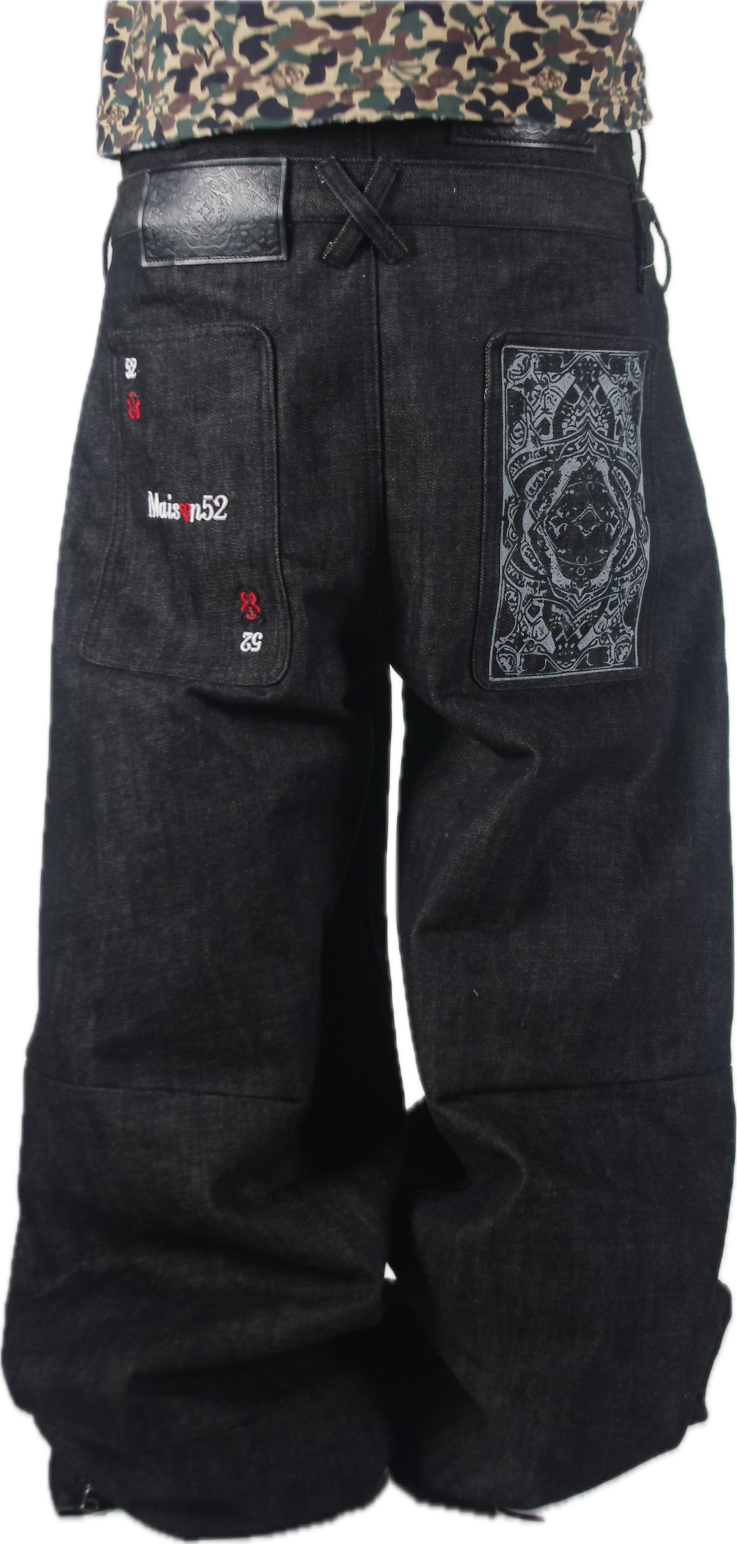 CARD SELVEDGE BLACK JEANS