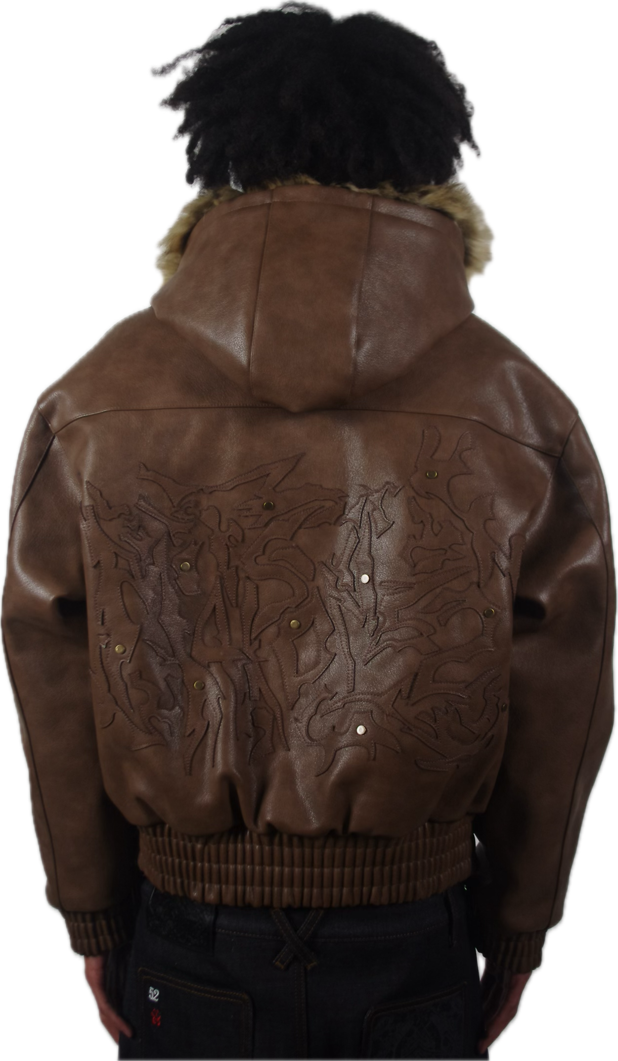 BROWN ABORNED JACKET