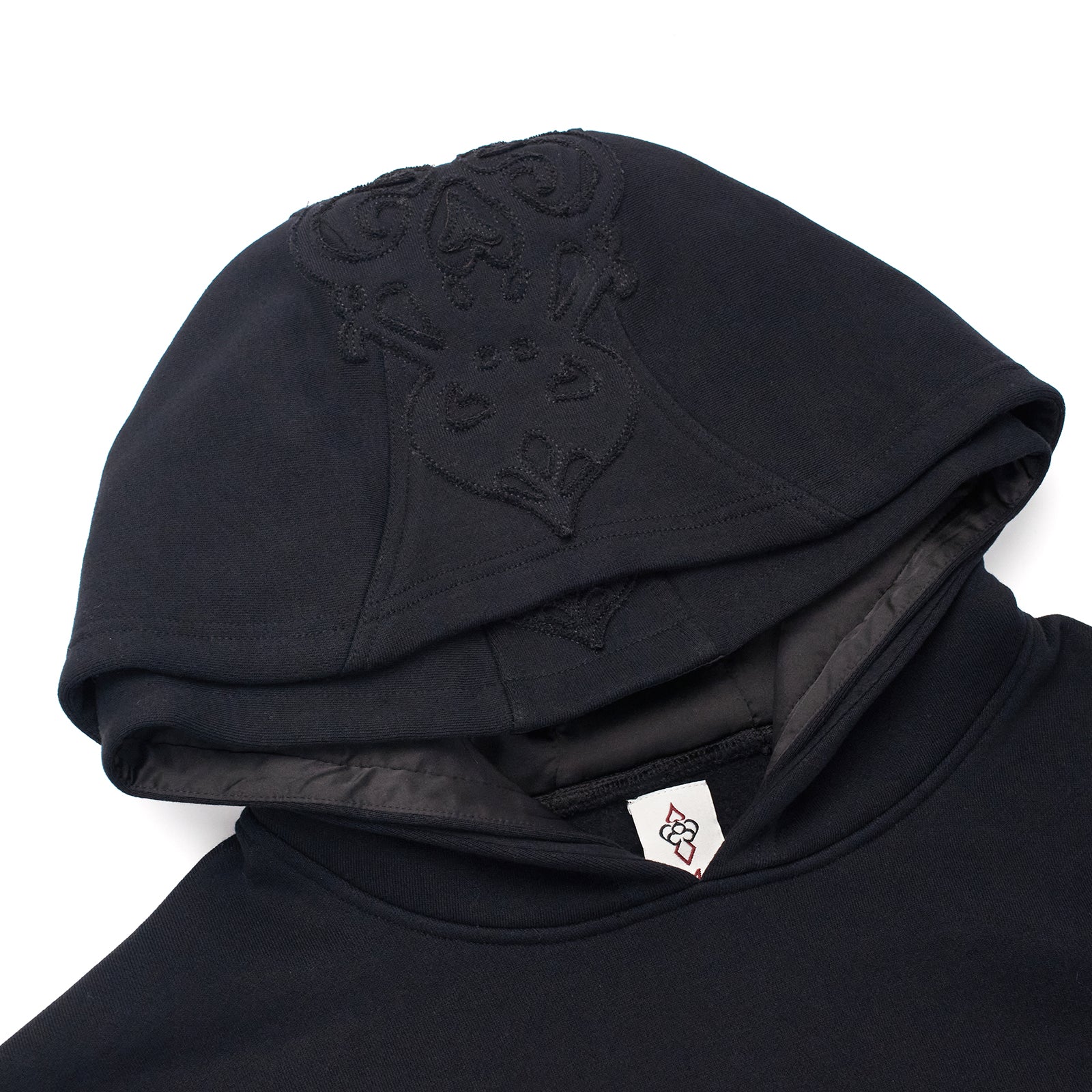 PRE-ORDERS BLACK DOUBLE HOOD HOODIE