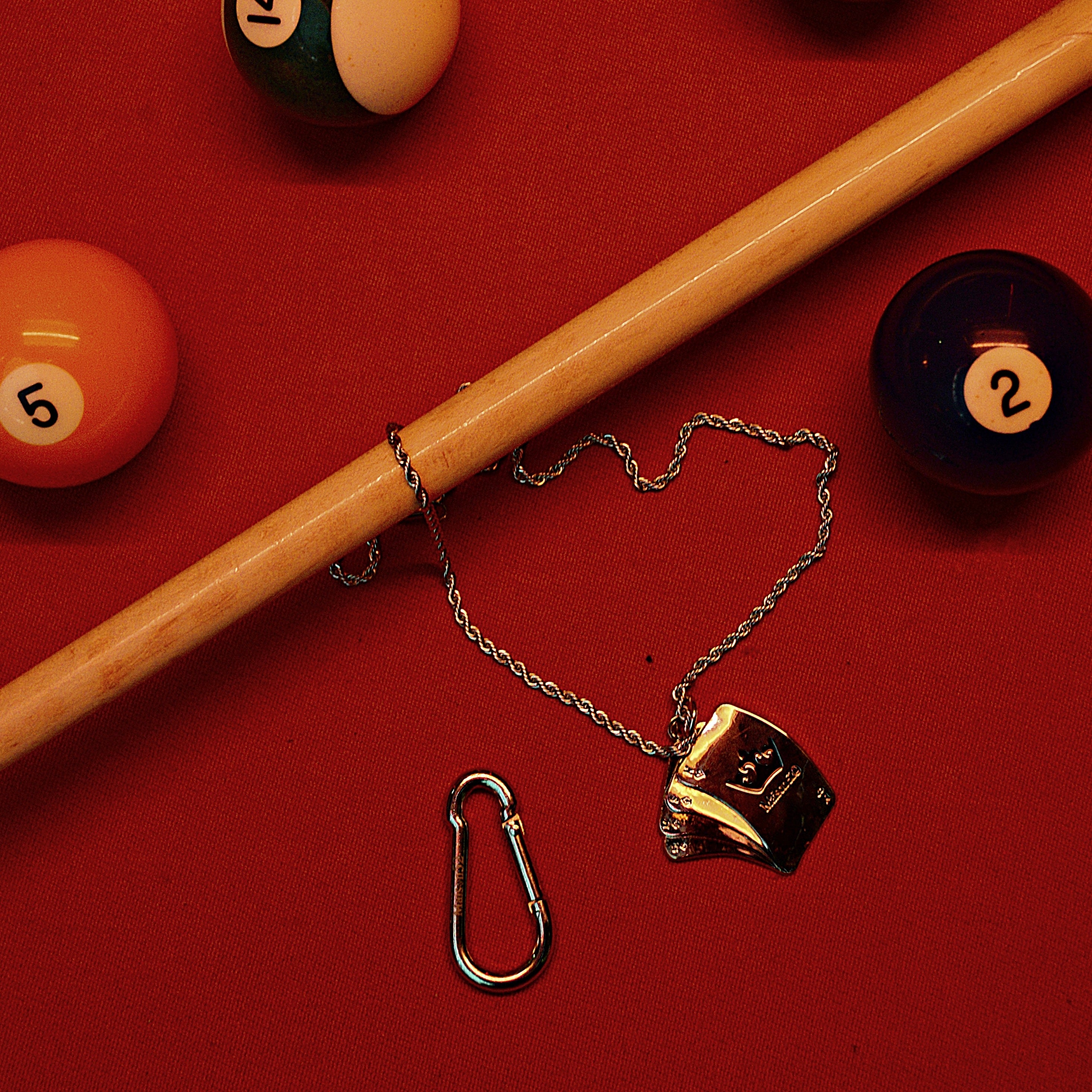 CARD CARABINER NECKLACE