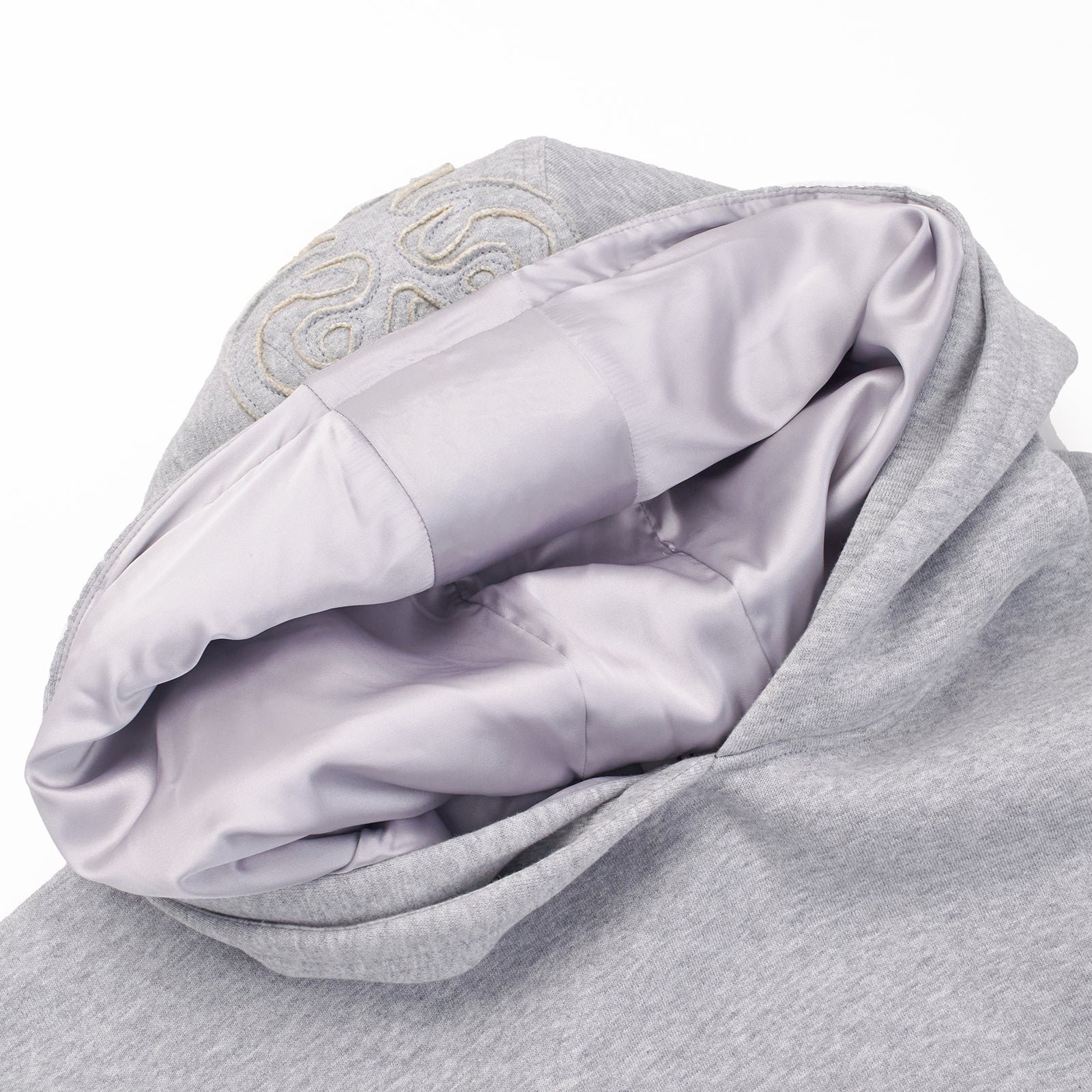PRE-ORDERS GREY DOUBLE HOOD HOODIE