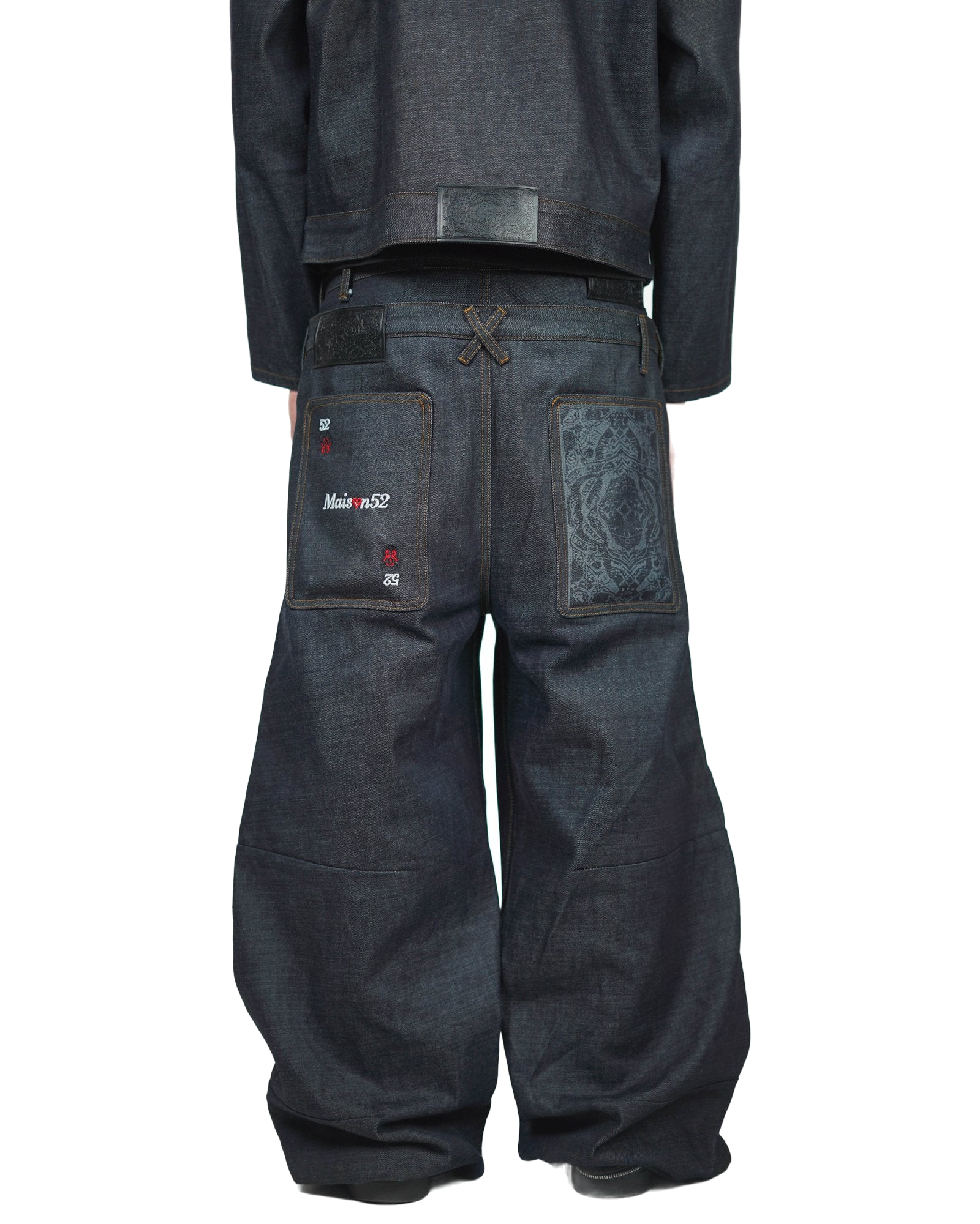 Card Selvedge Blue Jeans
