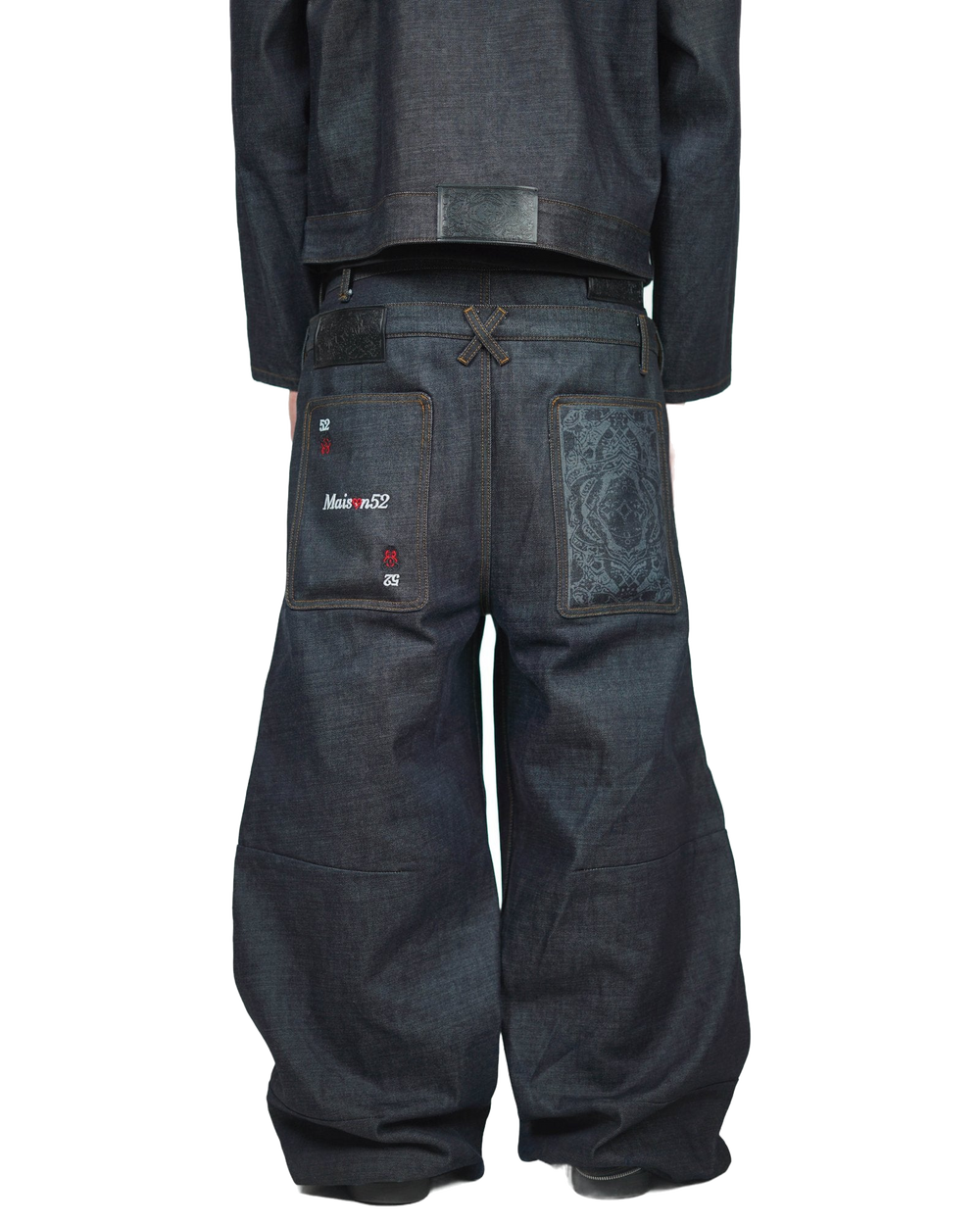 Card Selvedge Blue Jeans