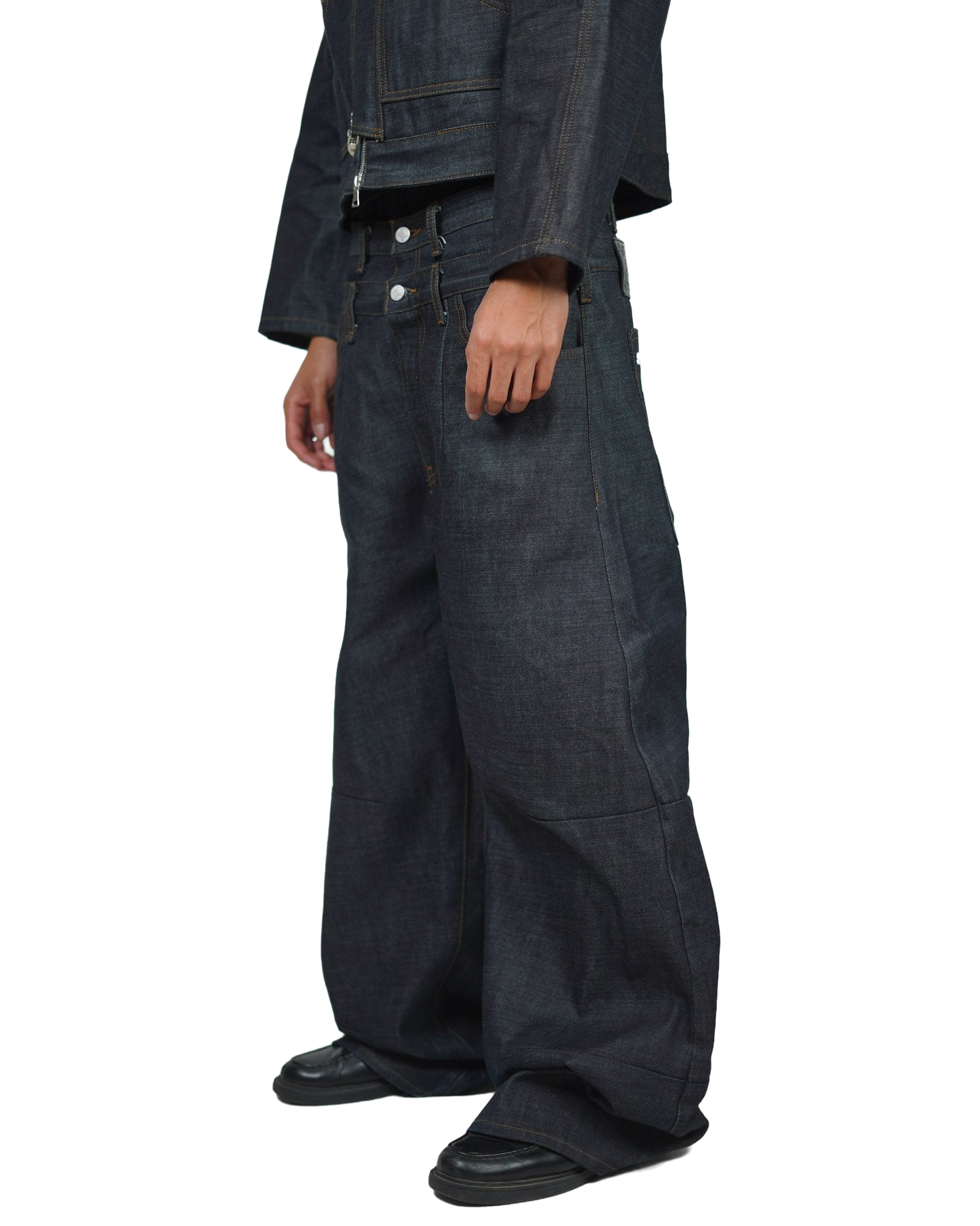 Card Selvedge Blue Jeans