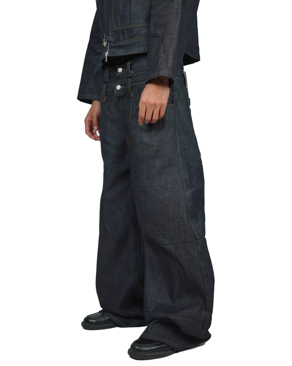 Card Selvedge Blue Jeans
