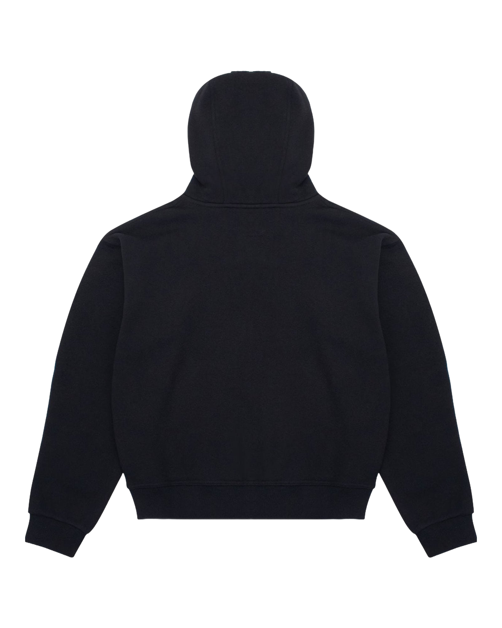 Black Double Hood Zip Up