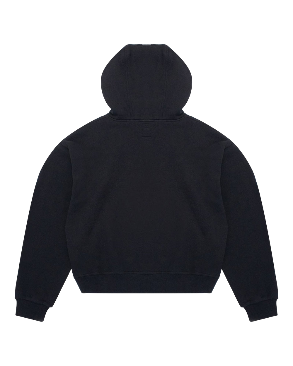 Black Double Hood Hoodie