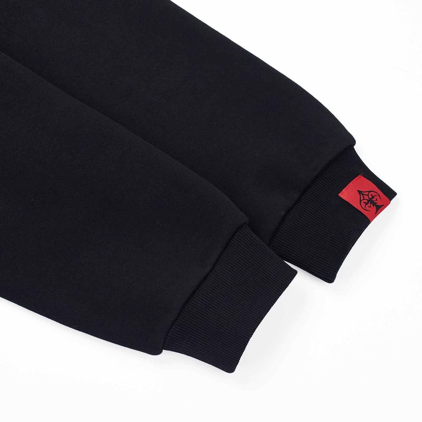 BLACK DOUBLE HOOD HOODIE