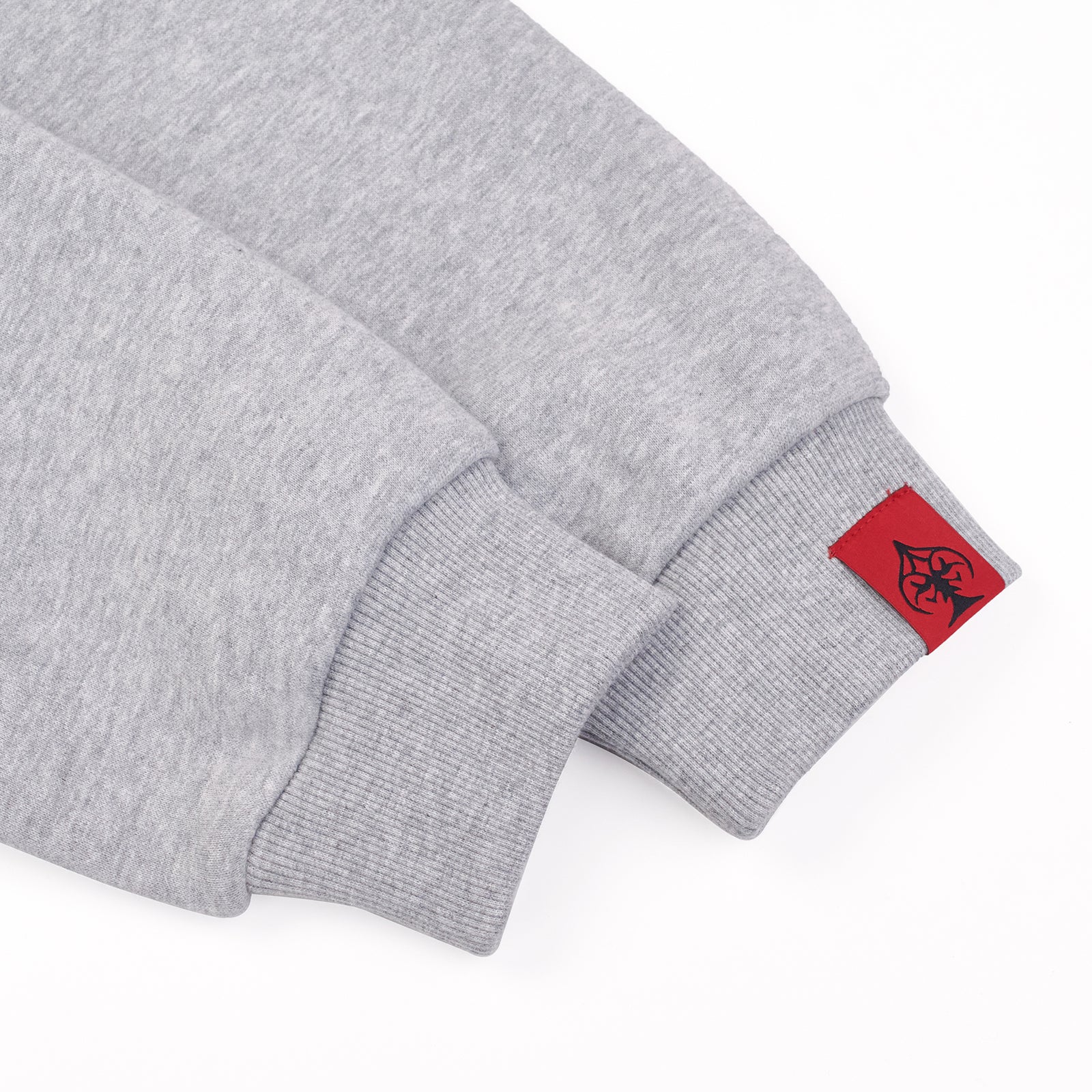 GREY DOUBLE HOOD HOODIE
