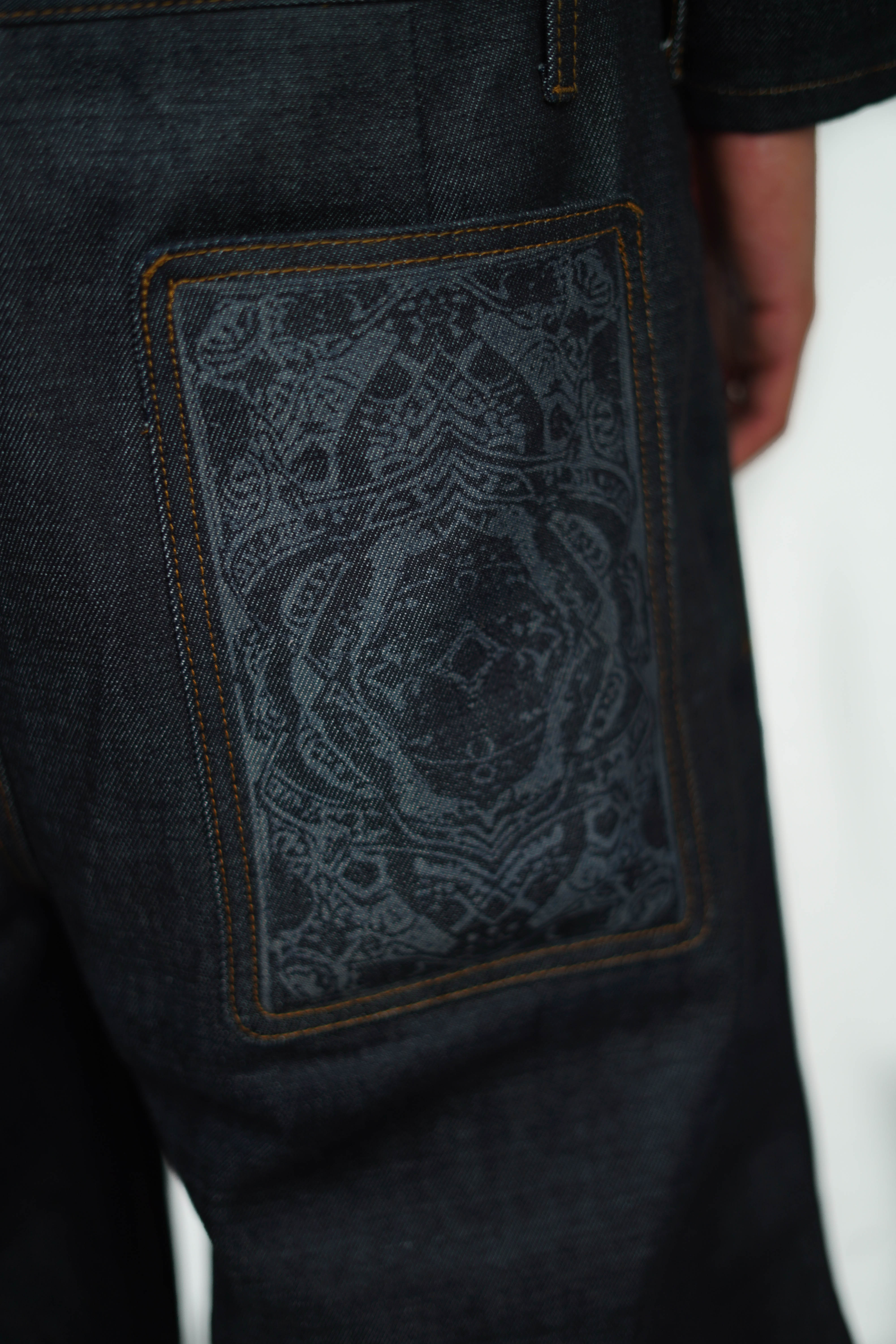 CARD SELVEDGE BLUE JEANS