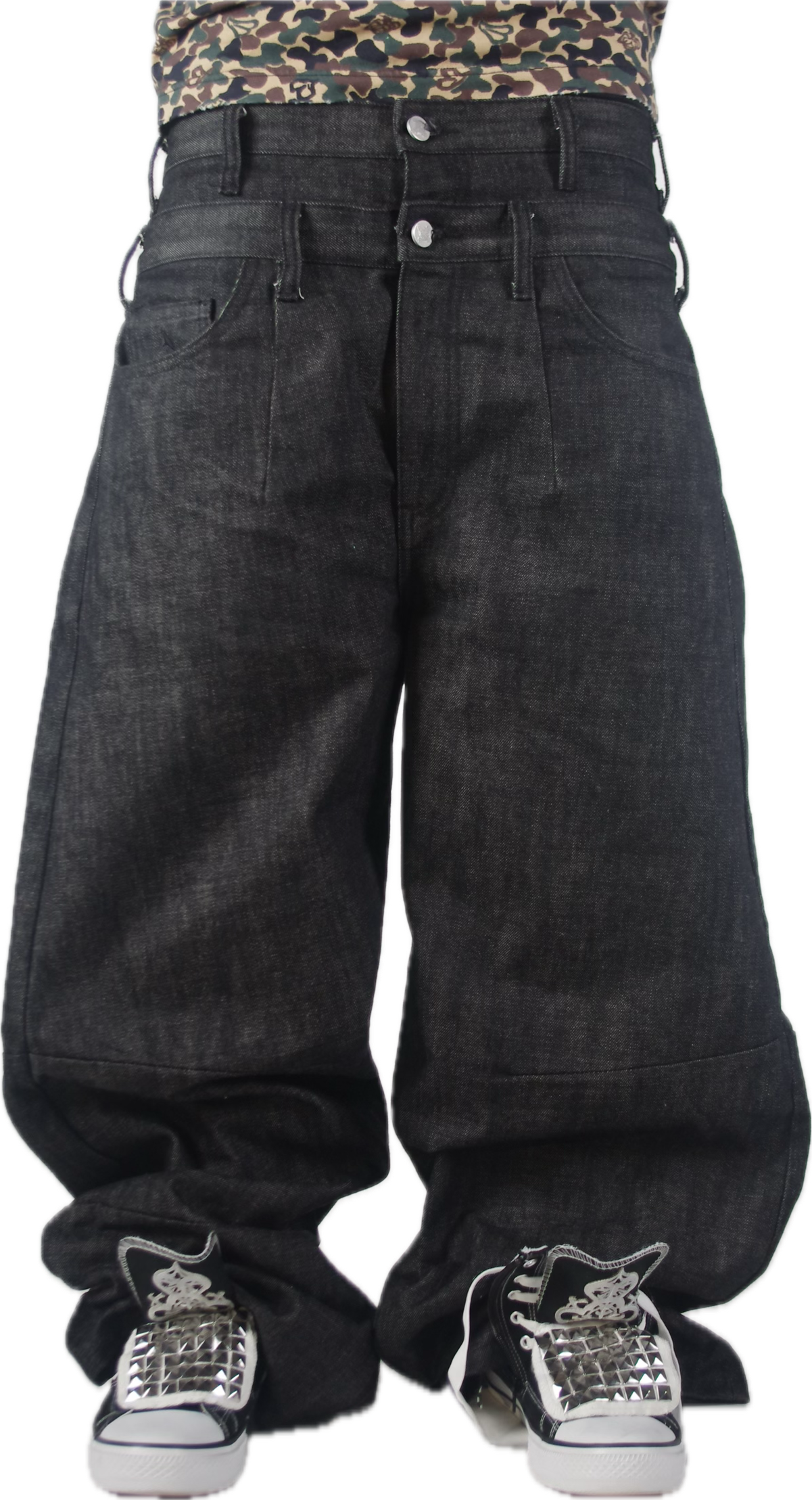 CARD SELVEDGE BLACK JEANS