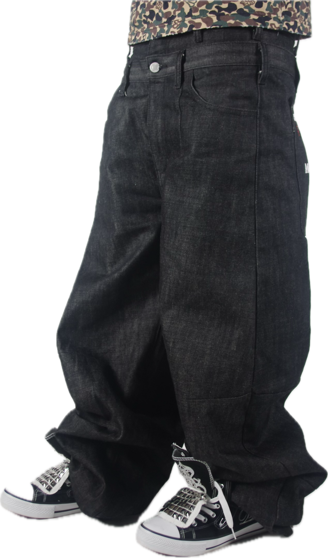 CARD SELVEDGE BLACK JEANS