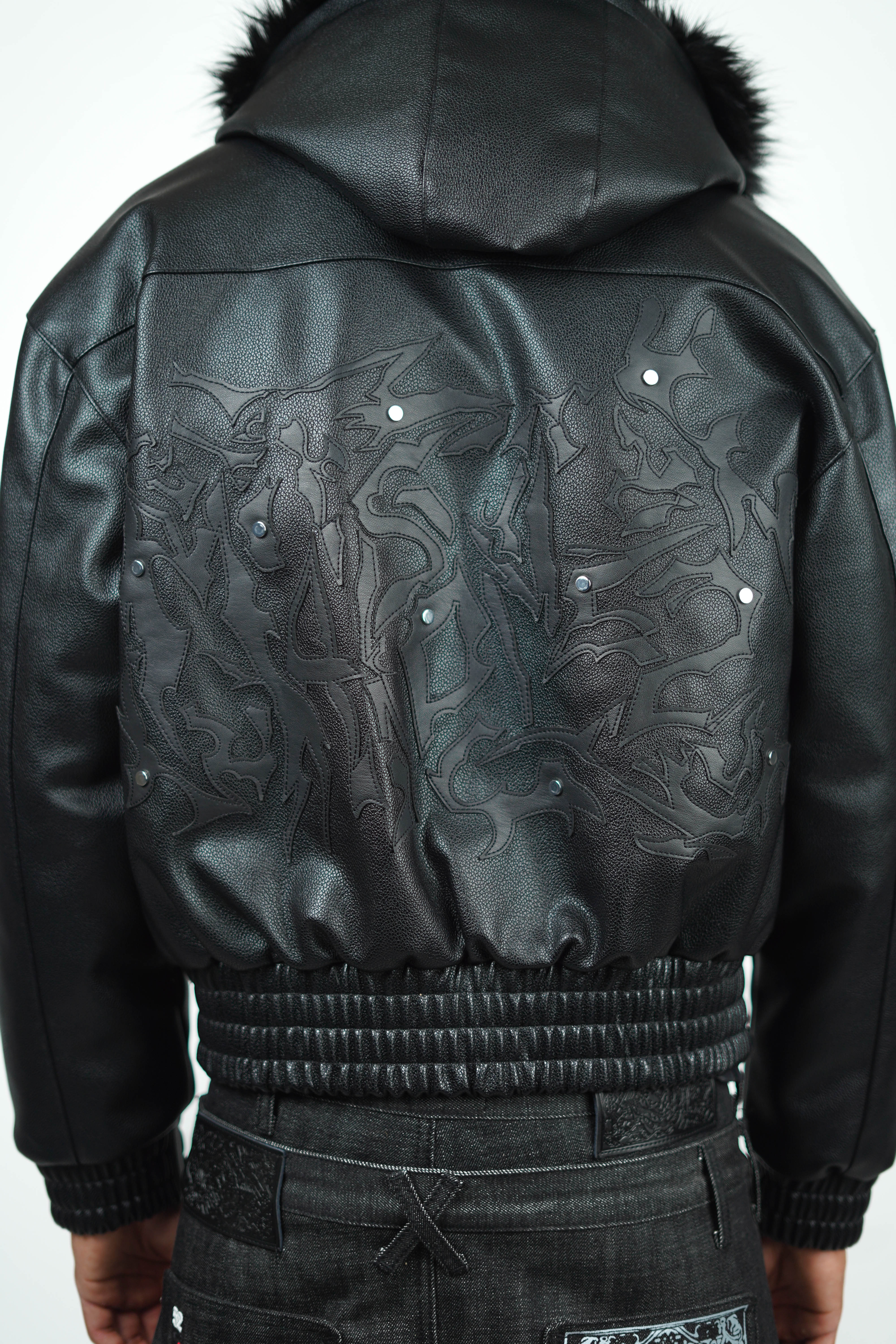 BLACK ABORNED JACKET