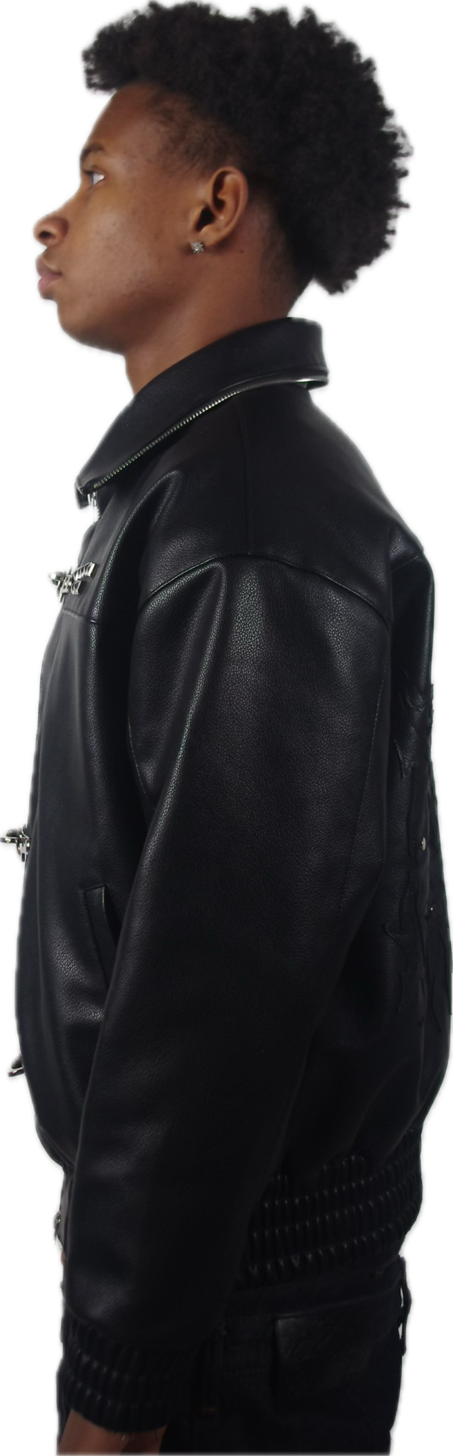 BLACK ABORNED JACKET