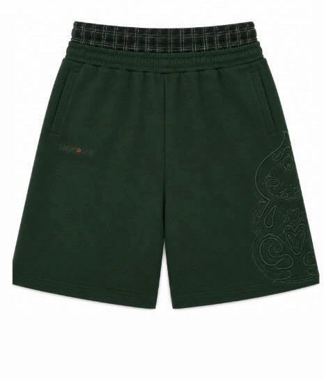 Double-Waisted Short GREEN