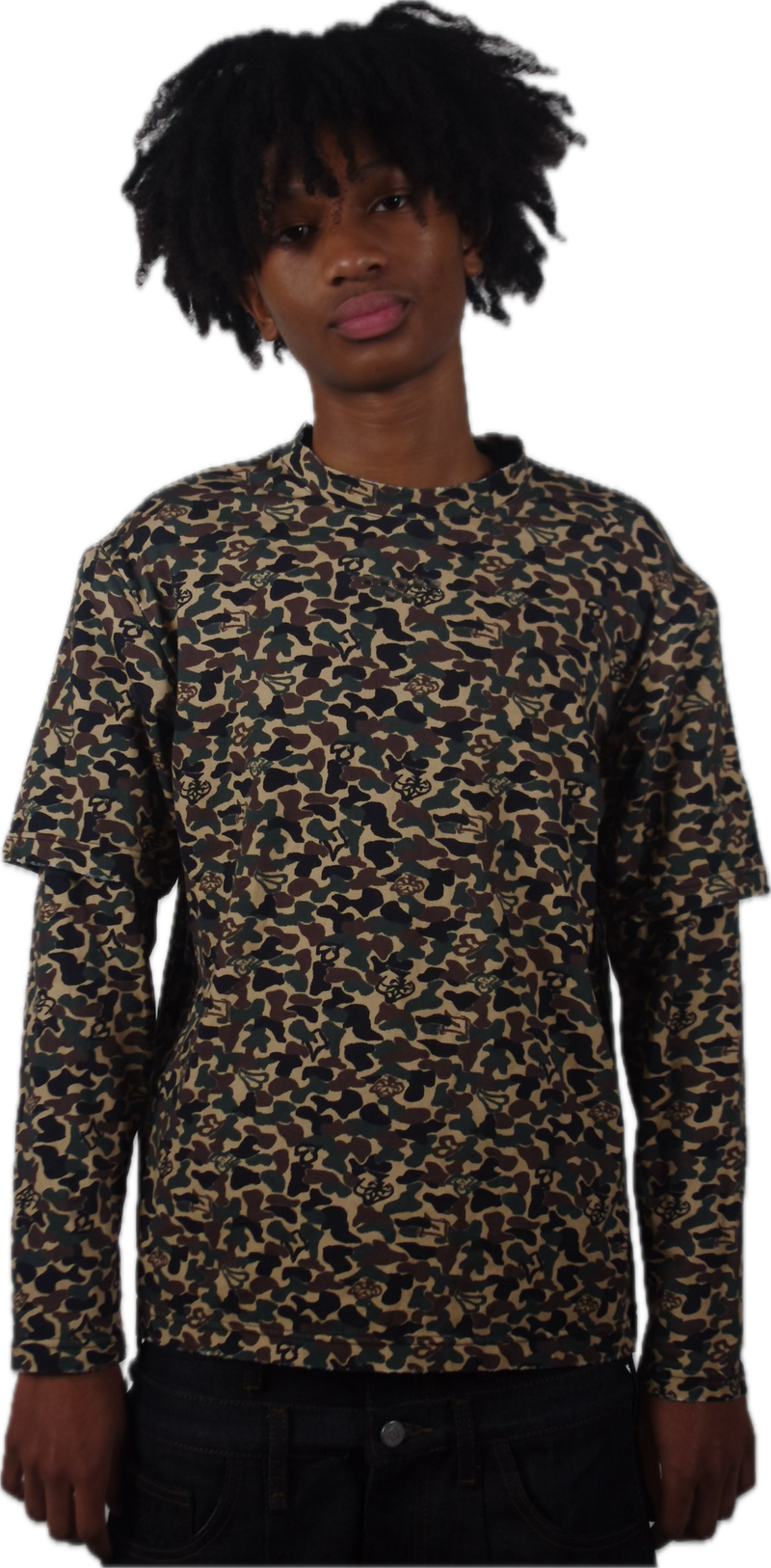 Studded Camo Longsleeve
