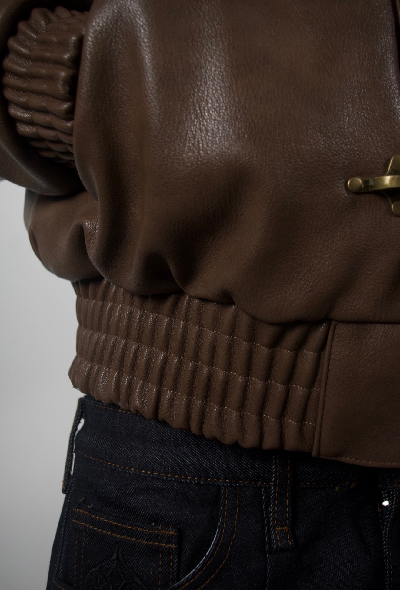 BROWN ABORNED JACKET