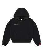 Black Double Hood Hoodie