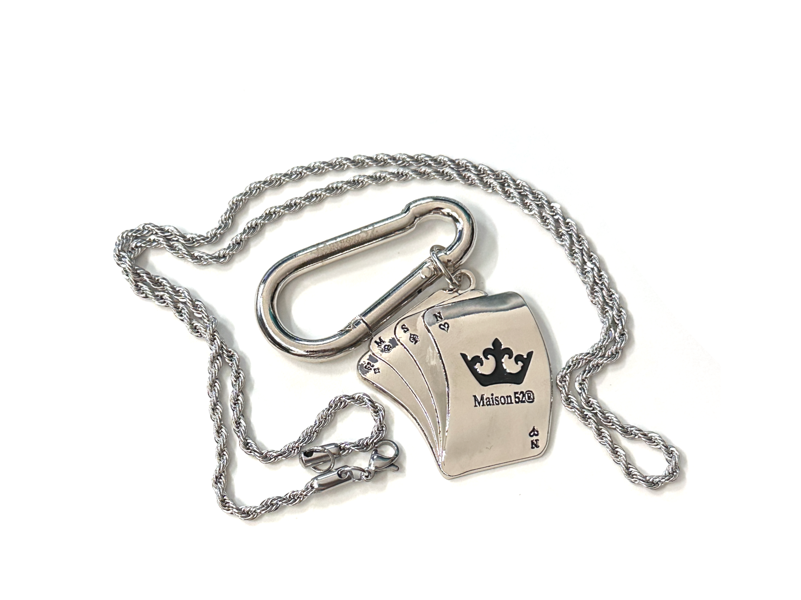 CARD CARABINER NECKLACE