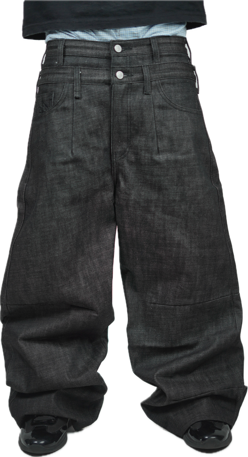 CARD SELVEDGE BLACK JEANS