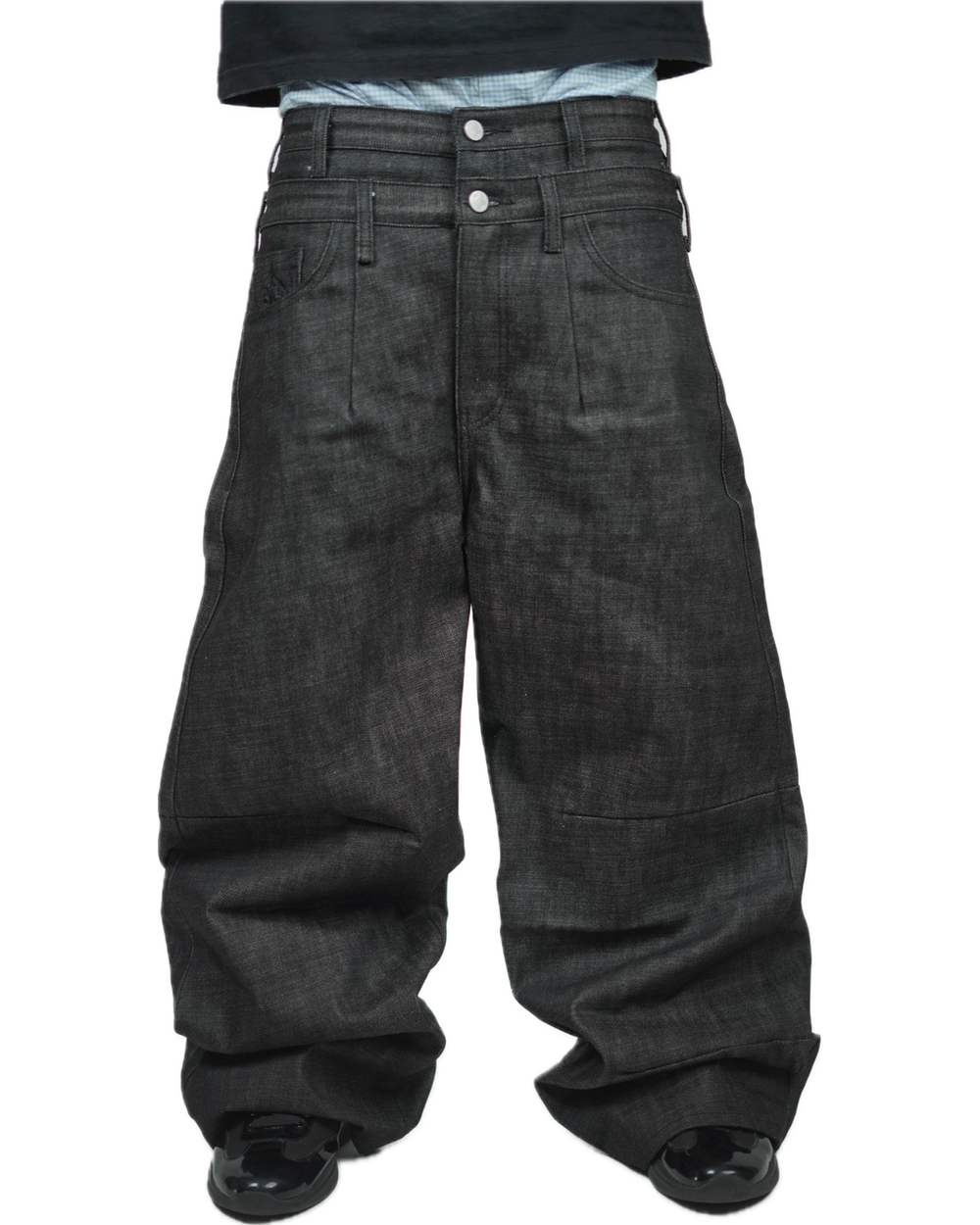 Card Selvedge Black Jeans