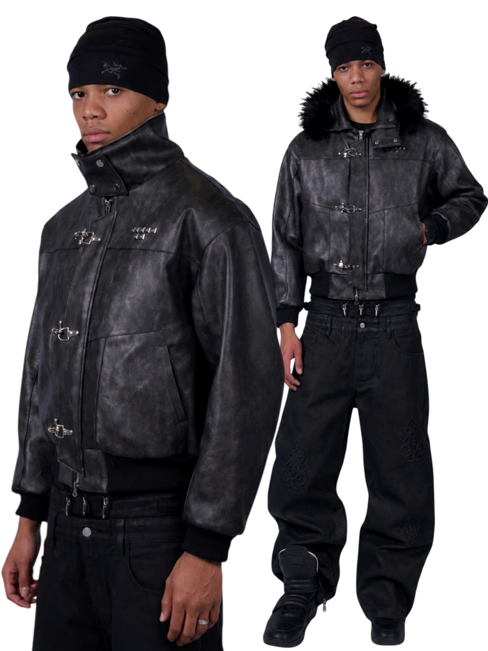 Embossed Washed Jacket