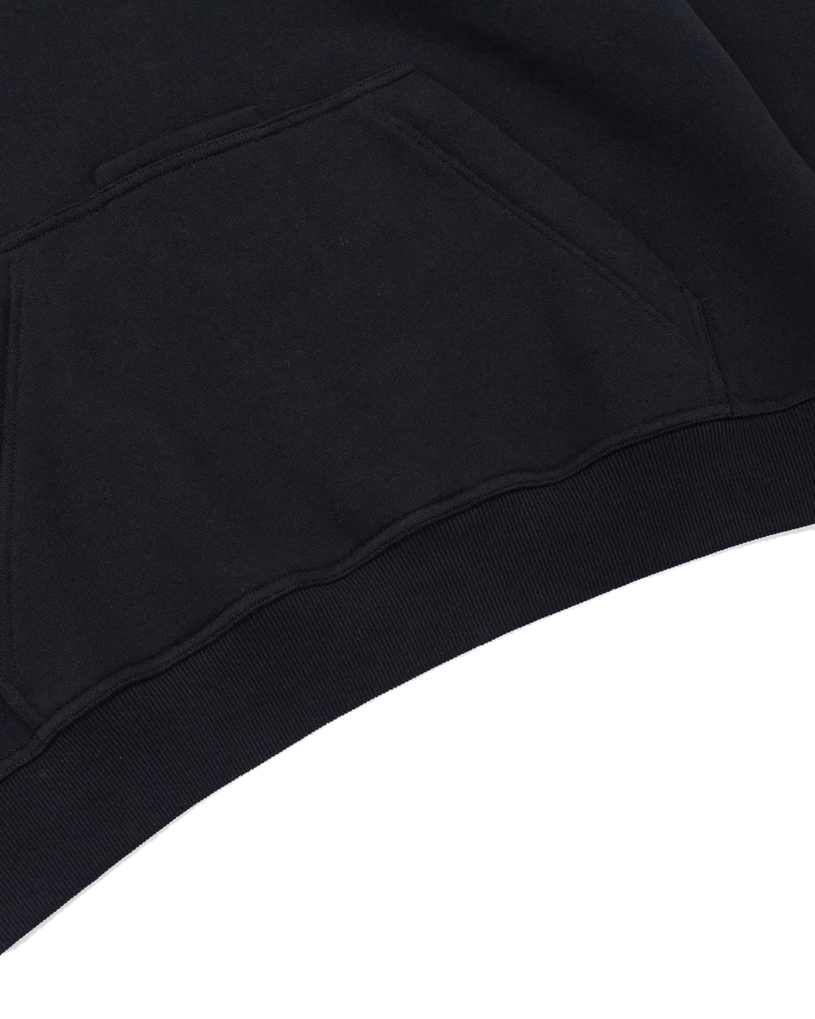 Black Double Hood Hoodie