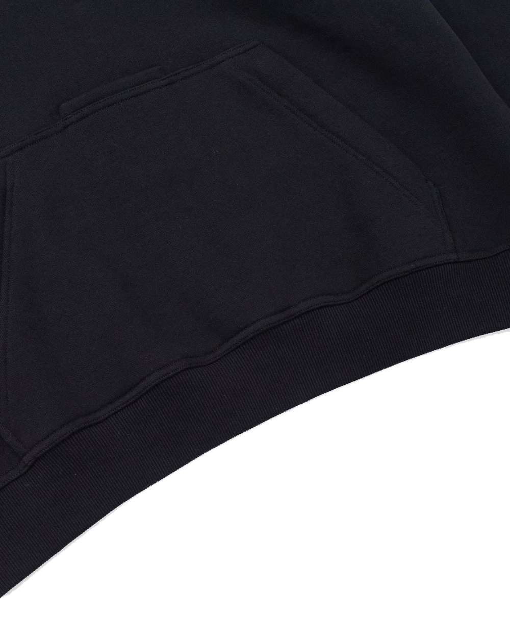 Black Double Hood Hoodie