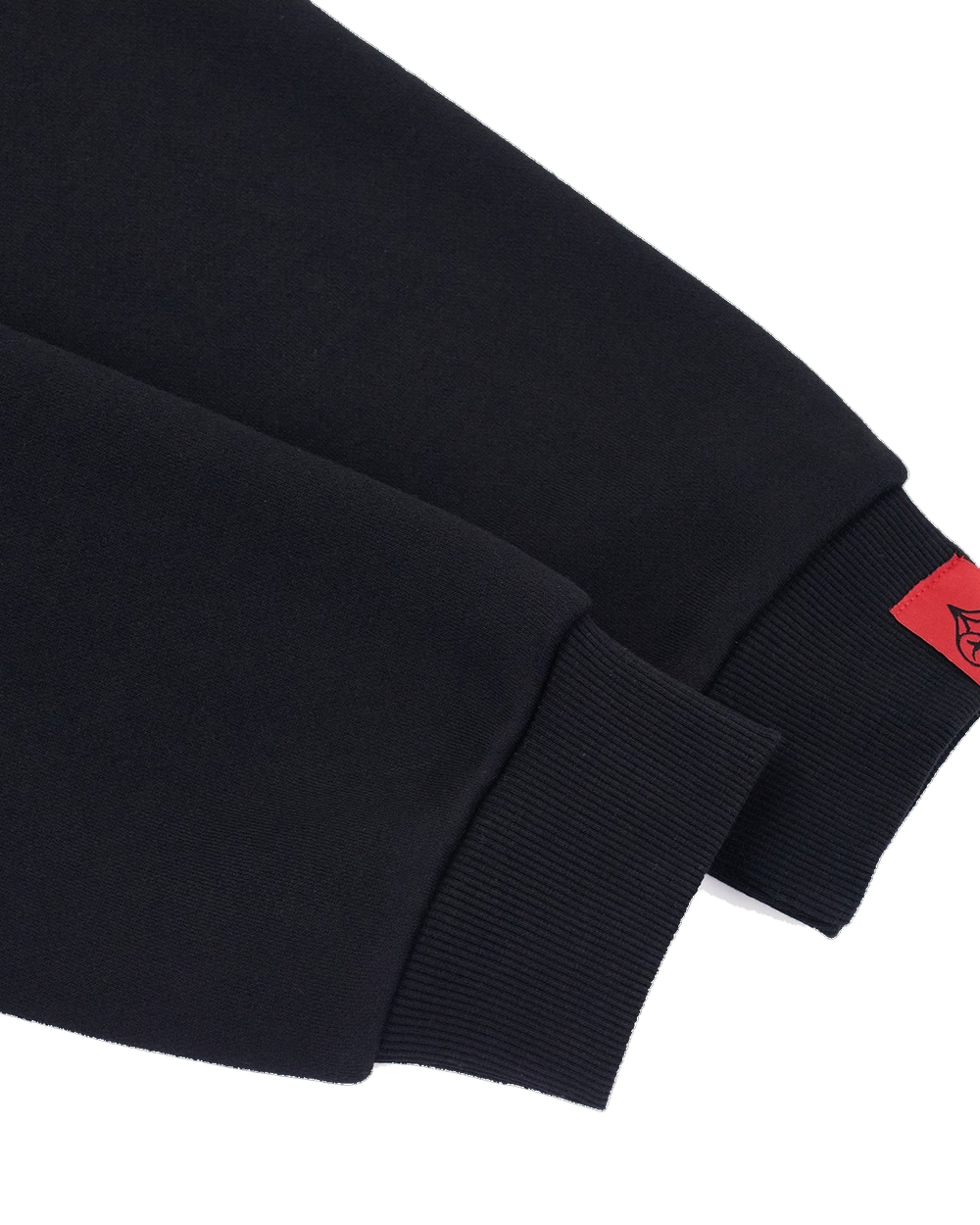 Black Double Hood Zip Up