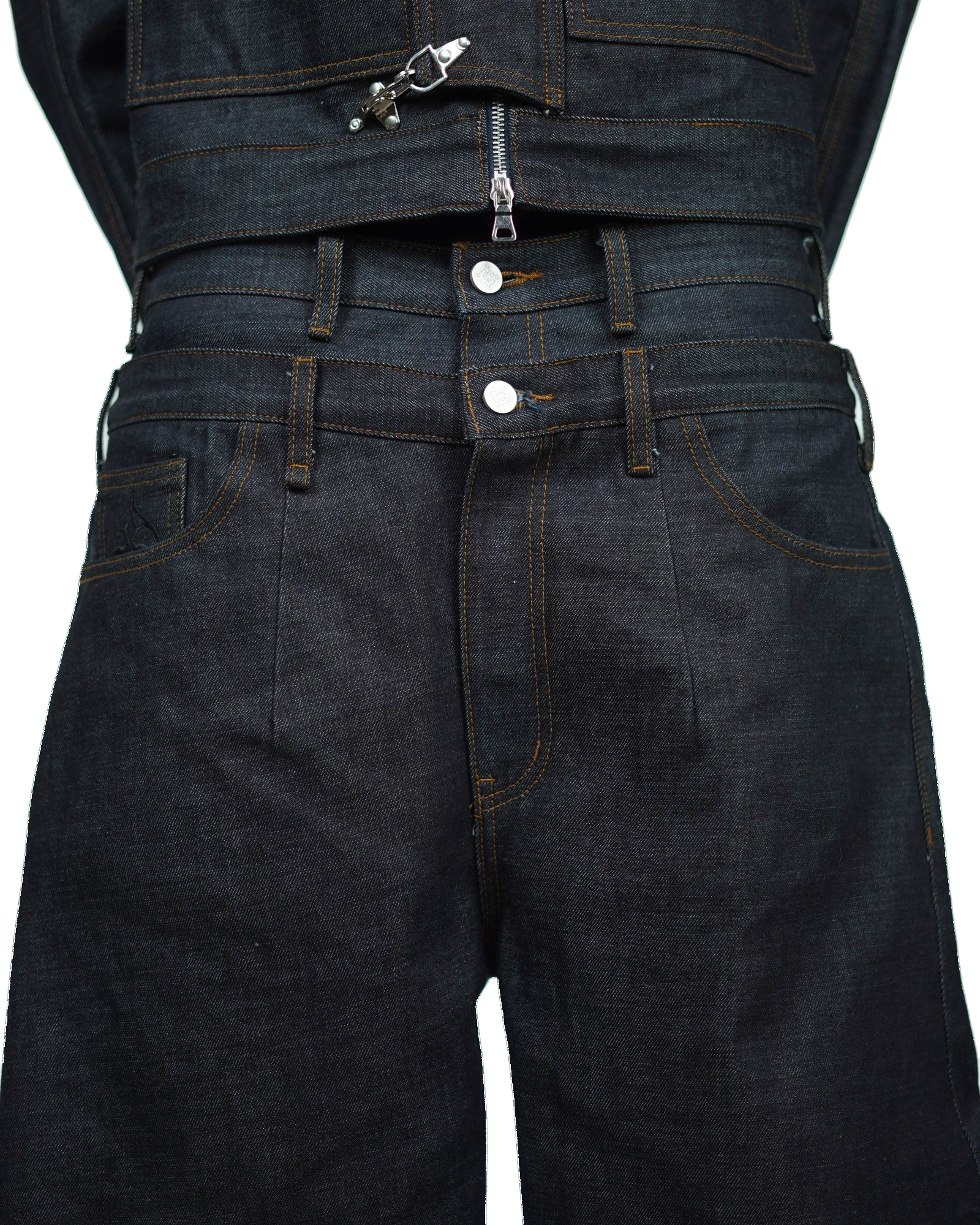 Card Selvedge Blue Jeans