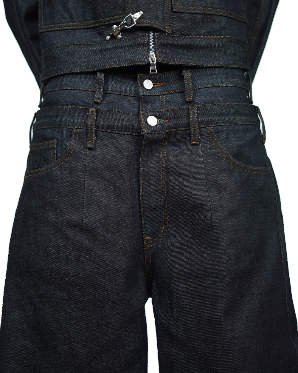 Card Selvedge Blue Jeans