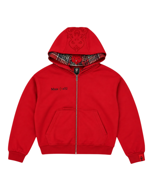 Zip hoodie Red