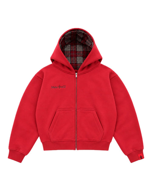 Zip hoodie Red