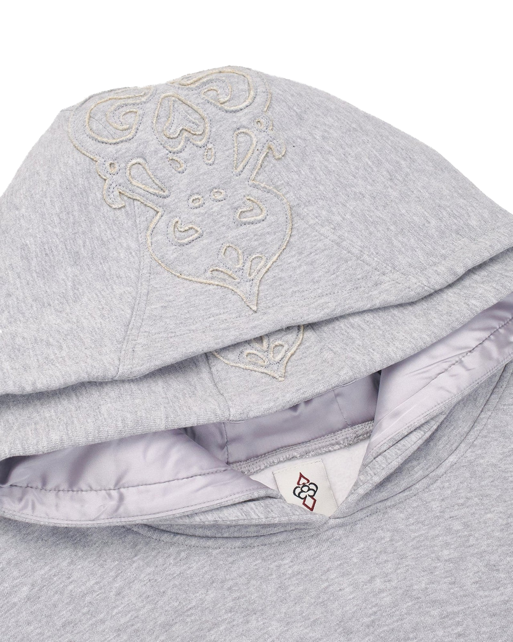 Grey Double Hood Hoodie