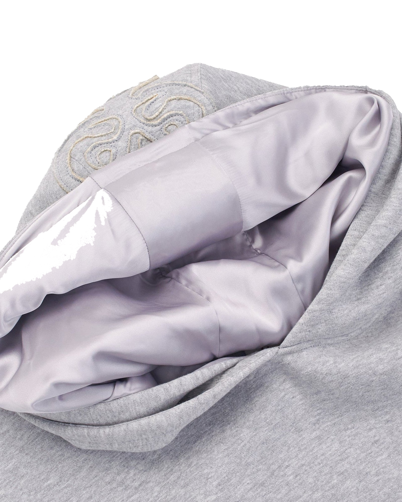 Grey Double Hood Hoodie