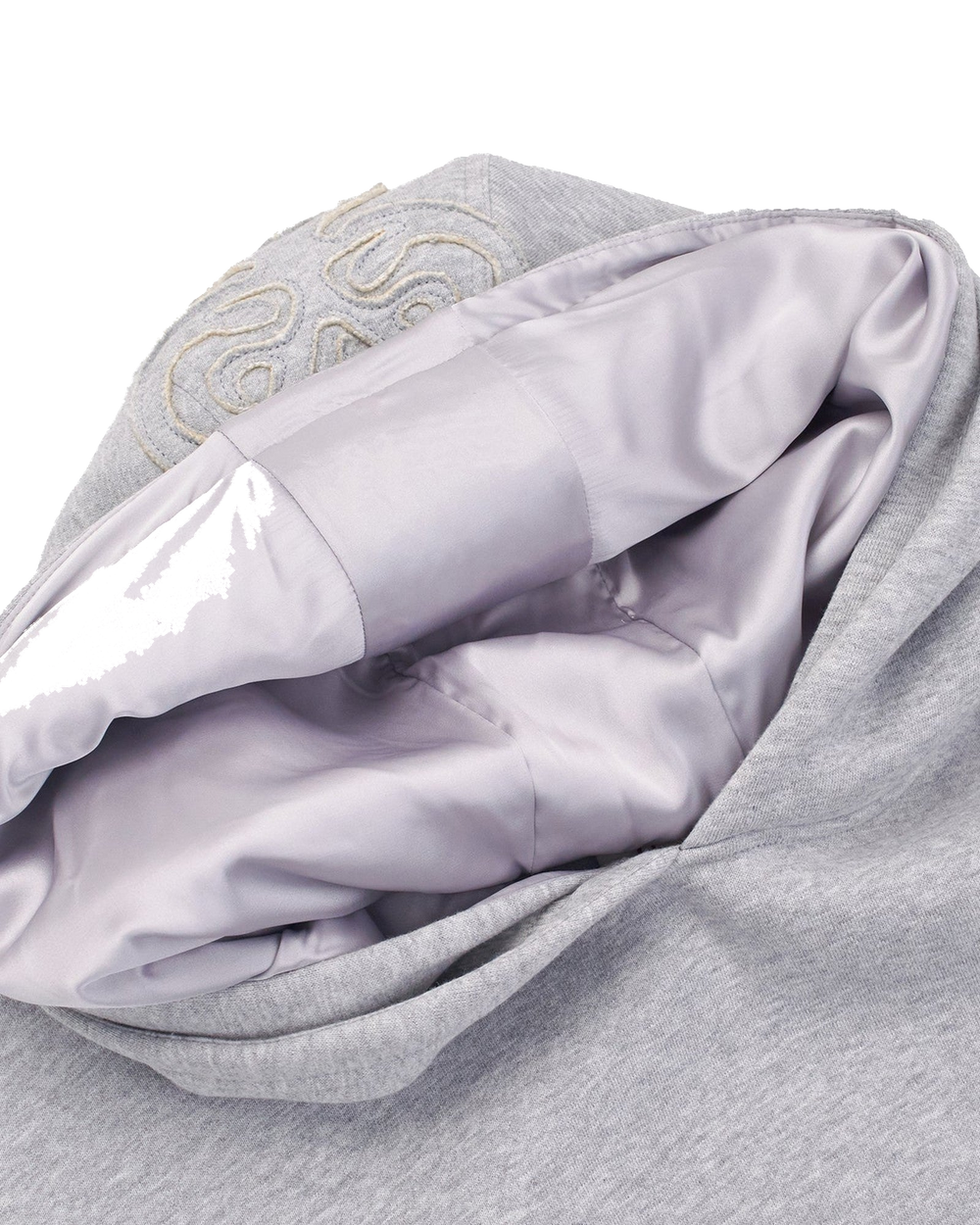 Grey Double Hood Hoodie